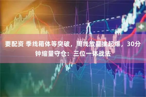 要配资 季线箱体等突破，周线放量擒起爆，30分钟缩量守仓：三位一体战法